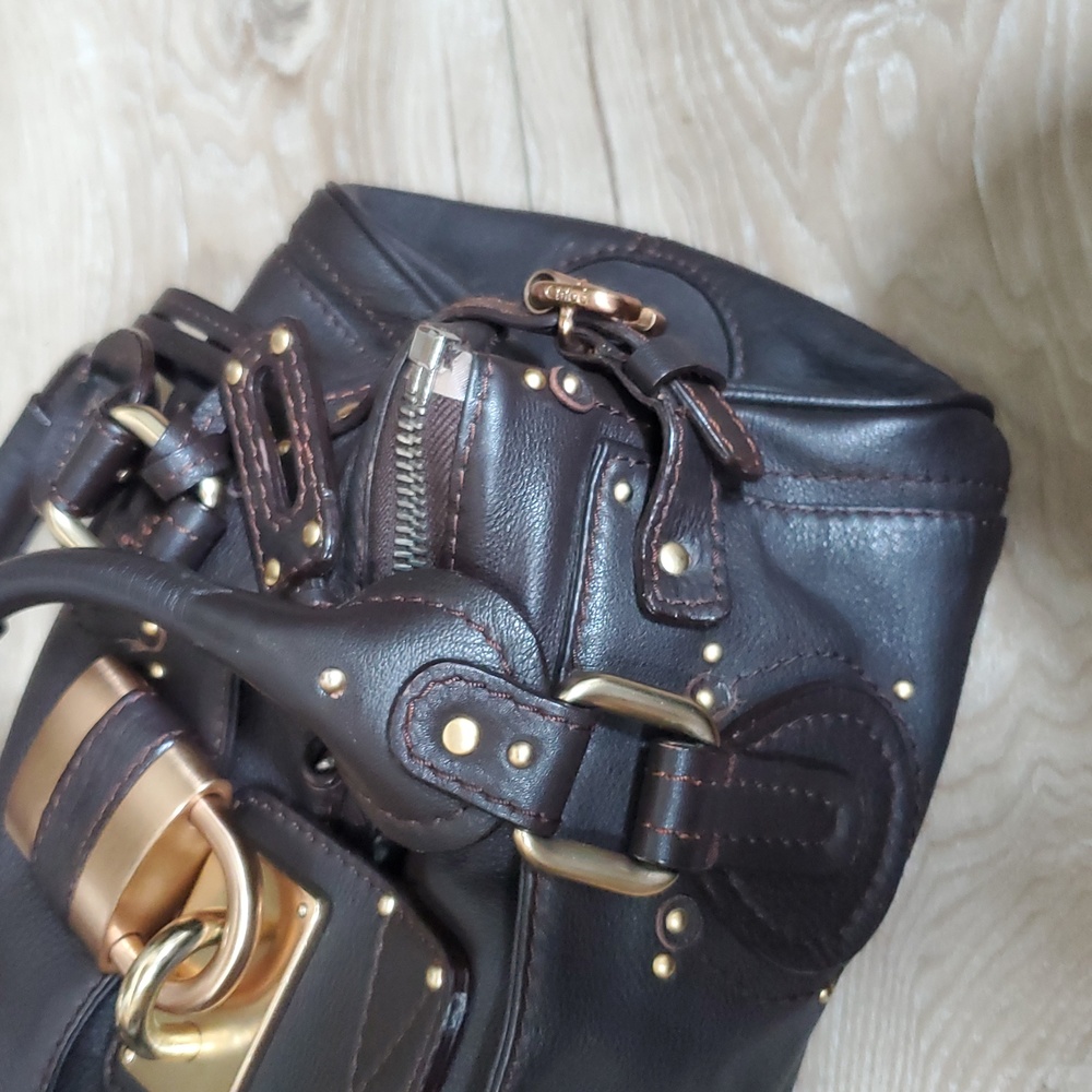 ***SOLD*** Vintage Chloe Paddington Dark Brown With Lock & Key - Picture 7 of 17